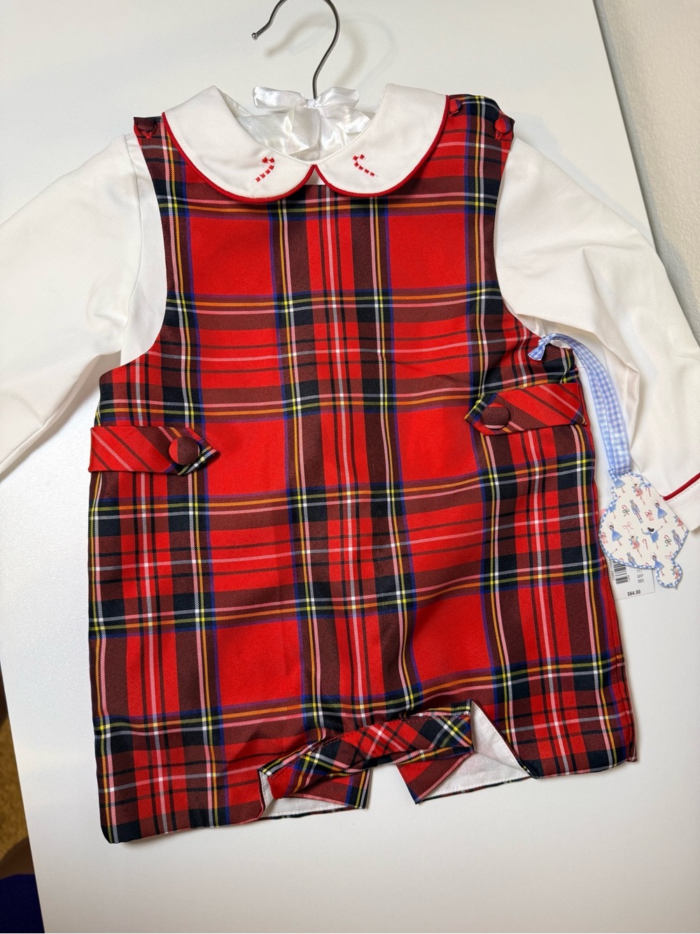 NWT. Edgehill Collection Plaid Jon Jon.